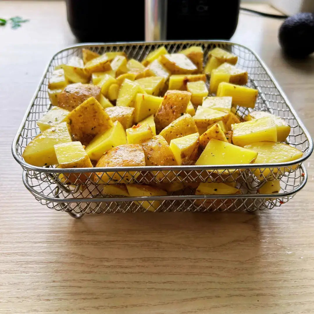 1+2 Gratis | Stapelbare Frittierkörbe - Mehr Platz, besseres Garen