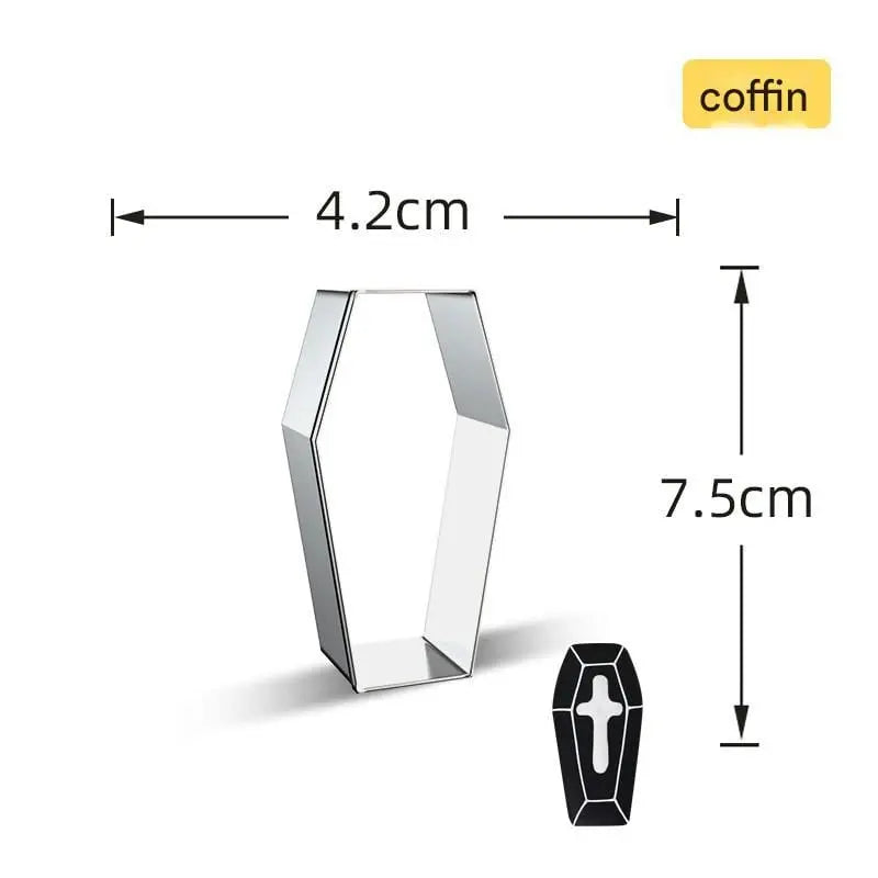 4+3 Gratis | Keksformen Halloween | Set aus hochwertigem Edelstahl