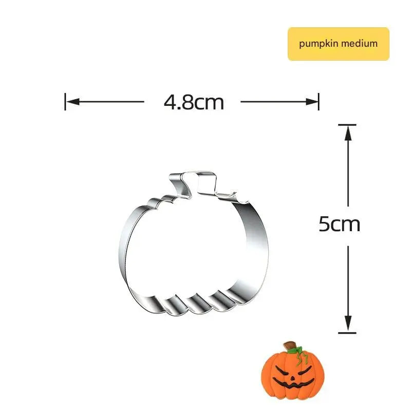 4+3 Gratis | Keksformen Halloween | Set aus hochwertigem Edelstahl